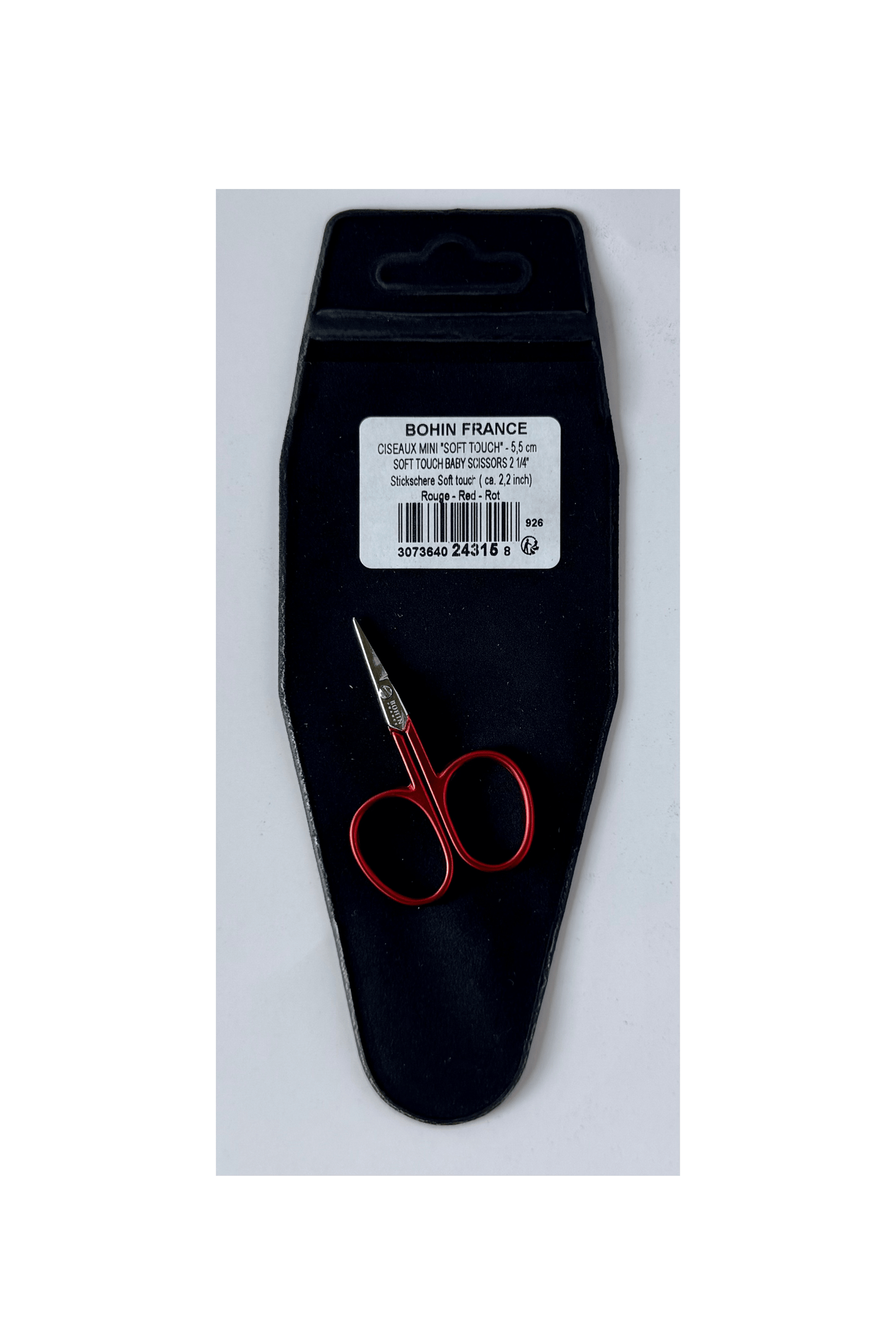 Bohin Mini Red Soft Touch Scissors