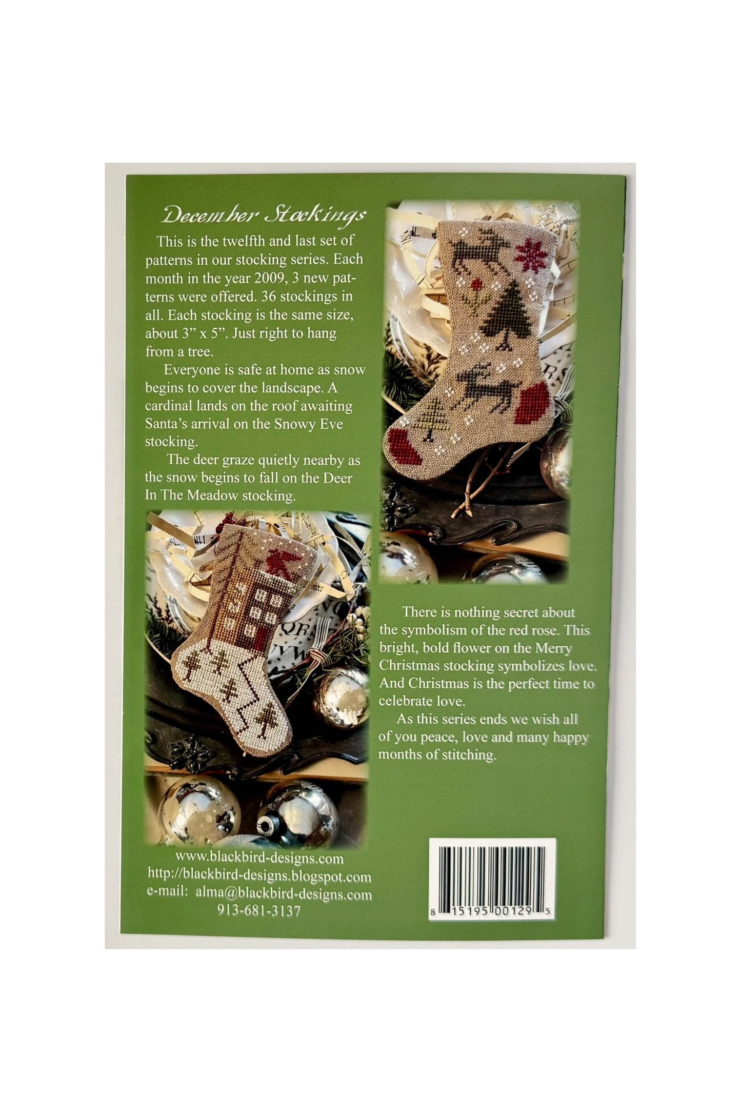 Merry December ~ Three Stockings for December ~ Blackbird Designs