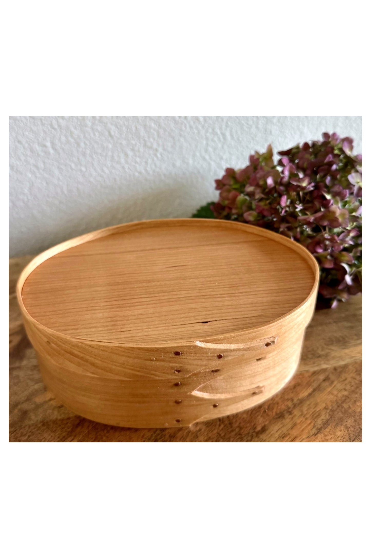 Shaker Box Size #3 Recessed Top Cherry ~ Joe Dowden Boxmaker