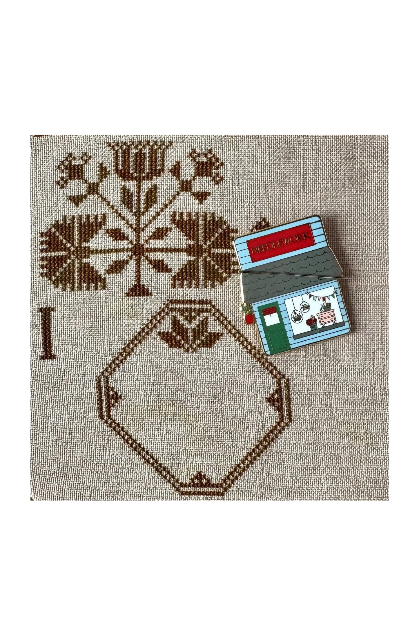 Needlework Shop Needle Minder ~ Flamingo Toes