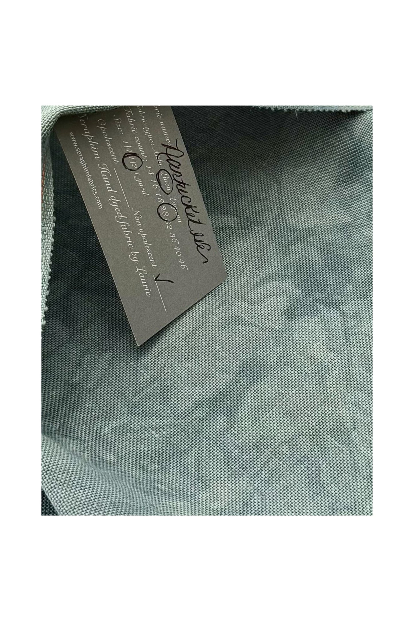 Seraphim Fabrics ~ 28 ct Nantucket Eve Cashel Linen