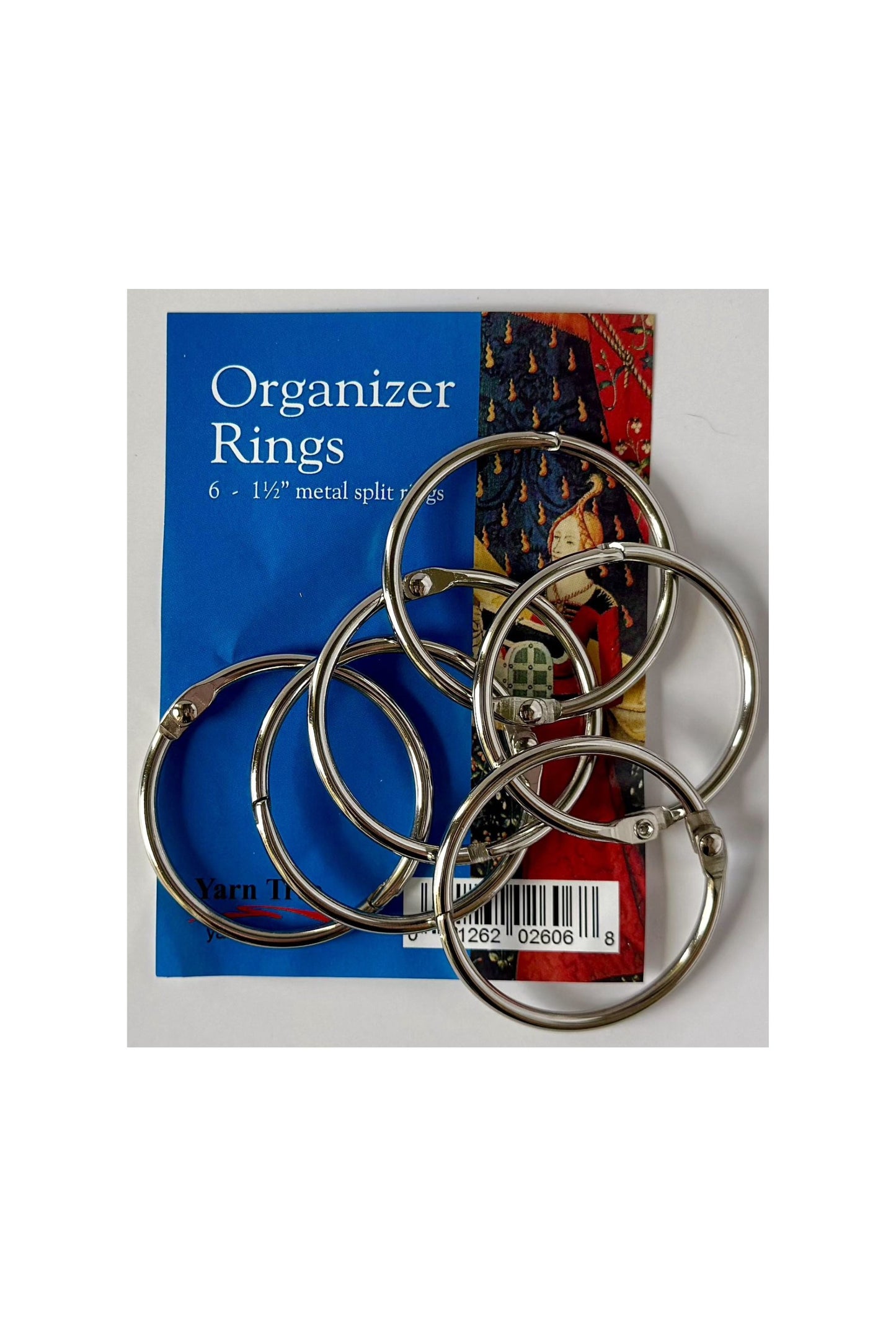 1 1/2" Metal Split Floss Rings ~ Yarn Tree