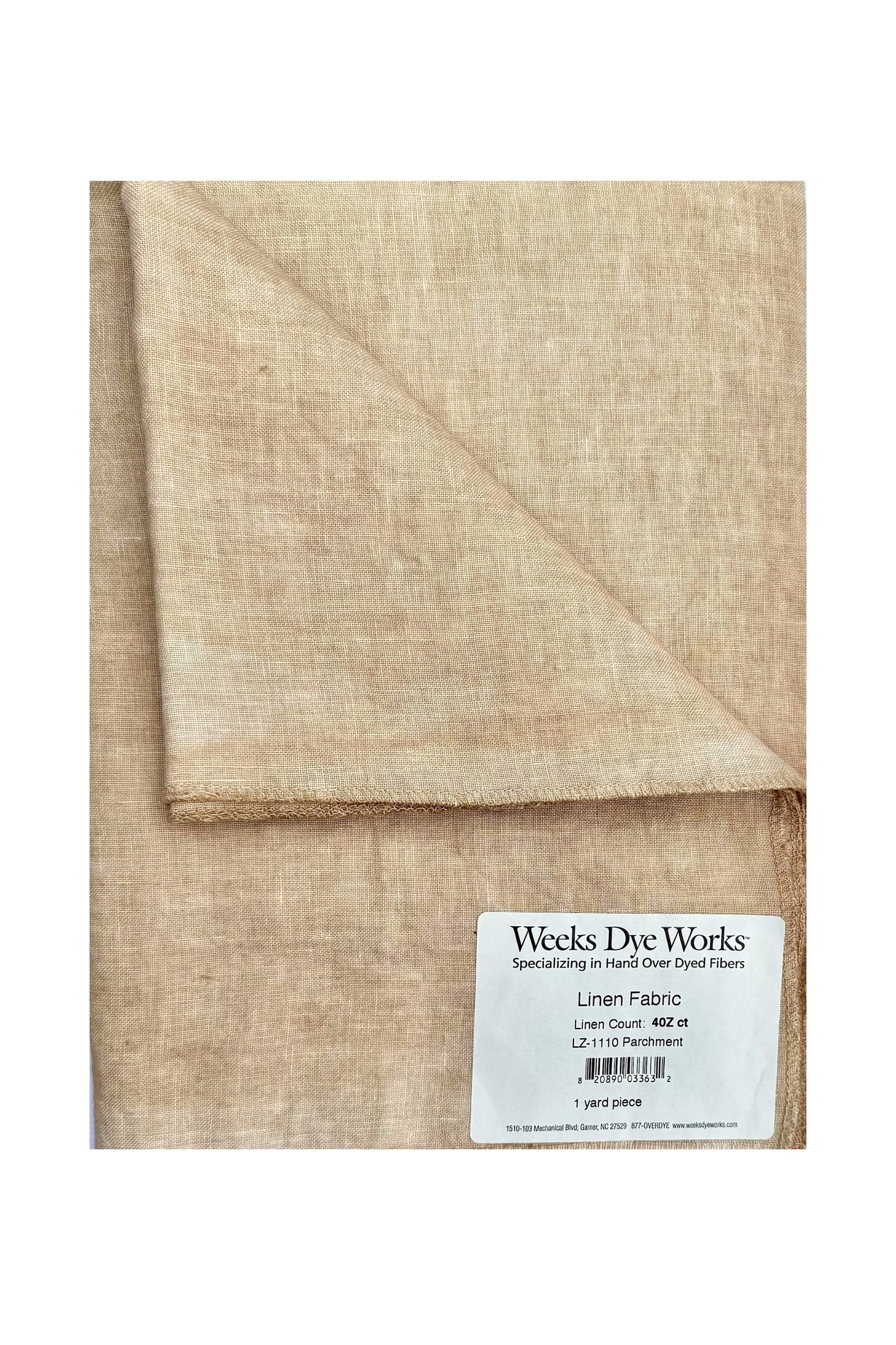 Weeks Dye Works ~ 40 ct Parchment Linen ~ Zweigart Base