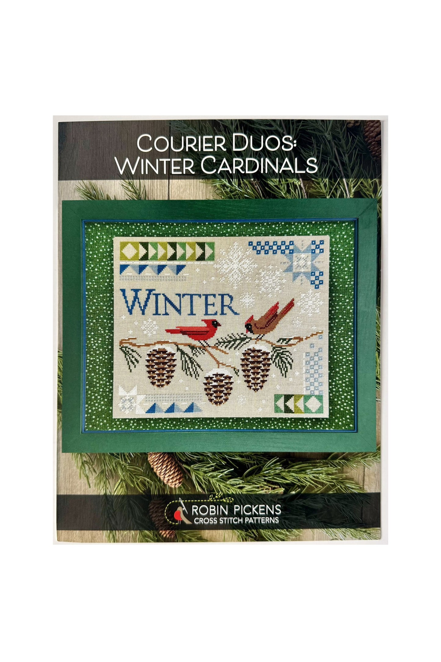 Winter Cardinals ~ Courier Duos ~ Robin Pickens