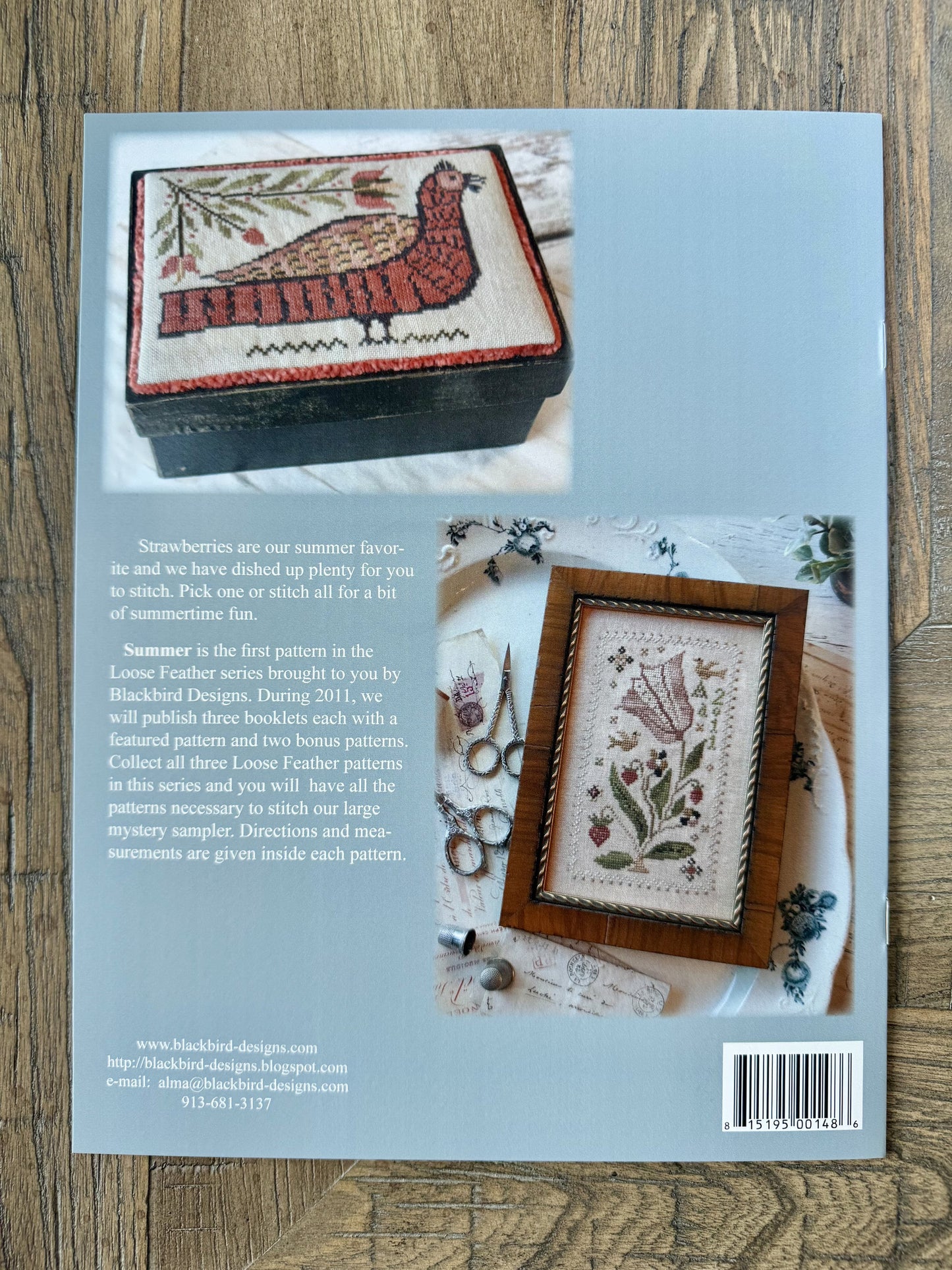 Loose Feathers Summer ~ Blackbird Designs ~ Cross Stitch Pattern
