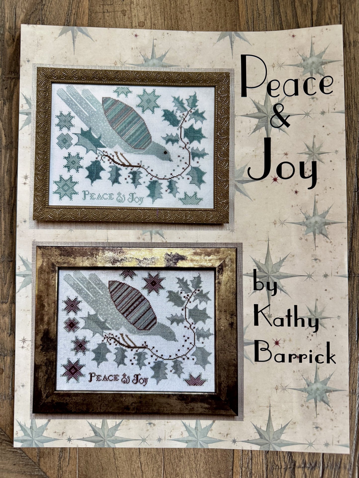 Peace & Joy ~ Kathy Barrick ~ Cross Stitch Pattern ~ Needlework Marketplace 2026