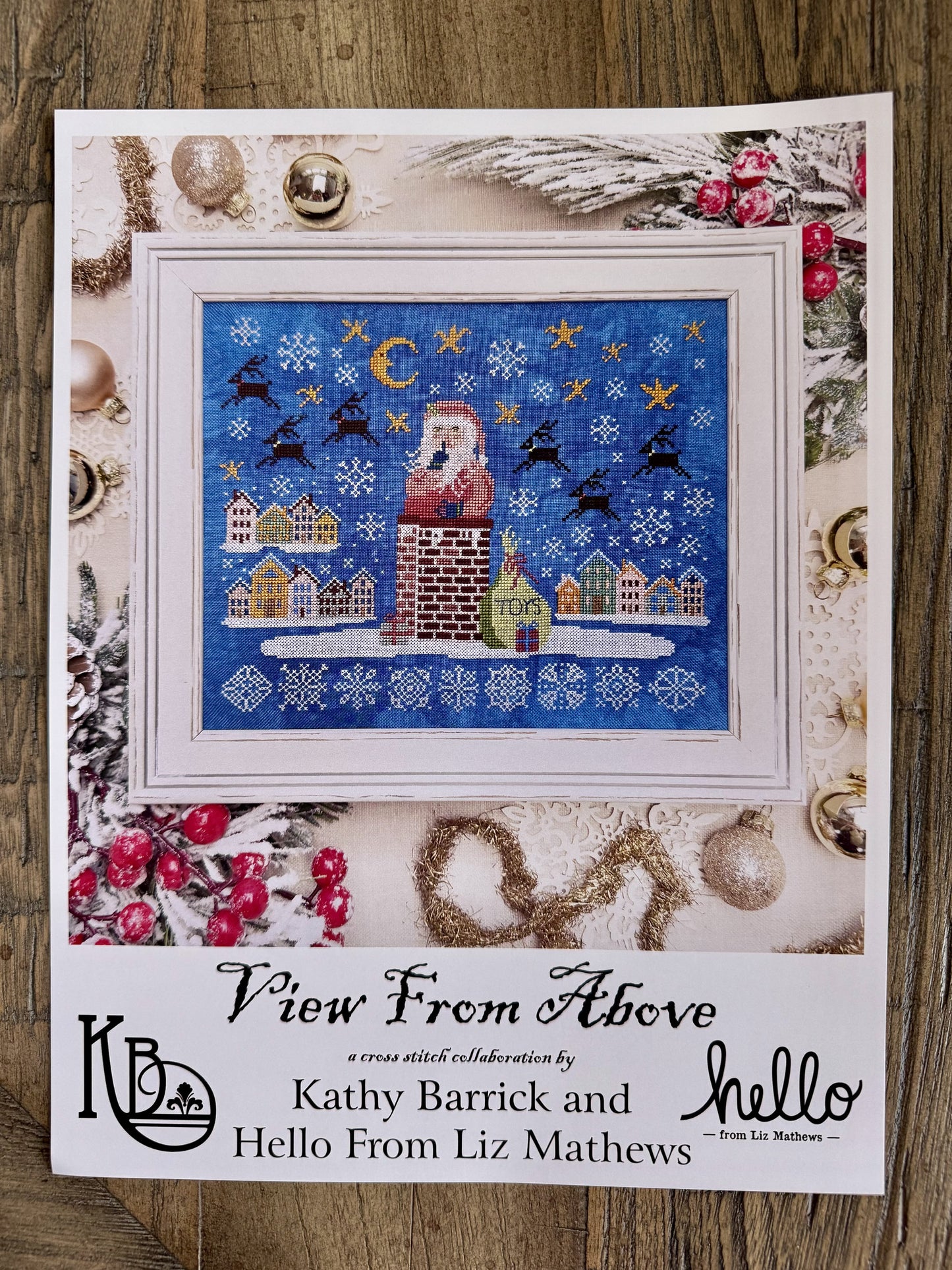 View From Above ~ Kathy Barrick and Hello From Liz Mathews ~ Needlework Marketplace 2026