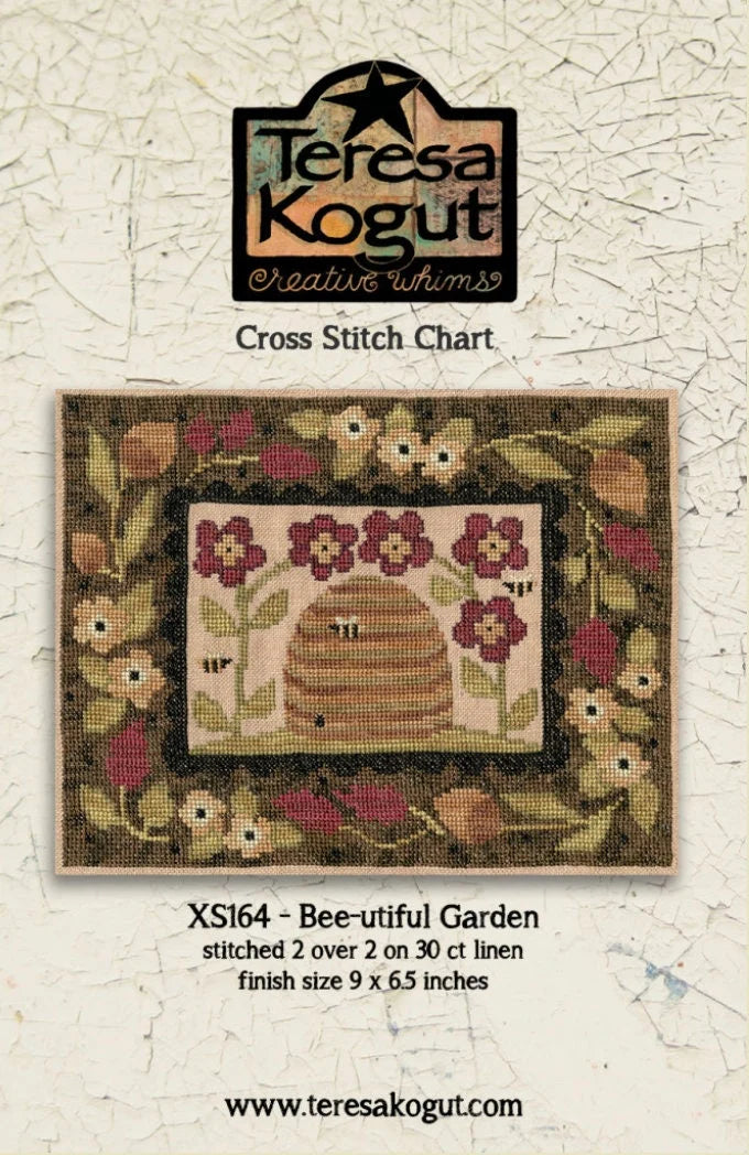 Bee-utiful Garden ~ Teresa Kogut ~ Cross Stitch Pattern