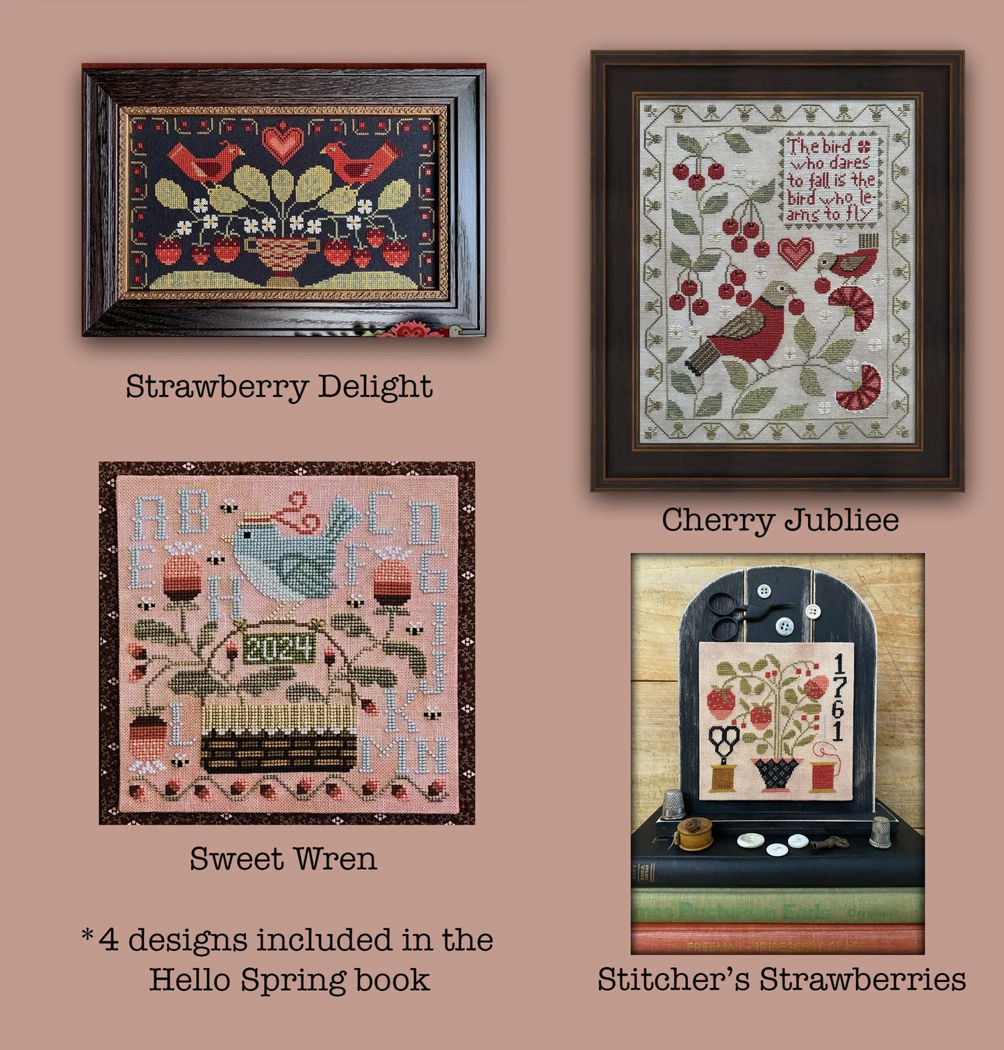 Hello Spring ~ Teresa Kogut ~ Cross Stitch Booklet
