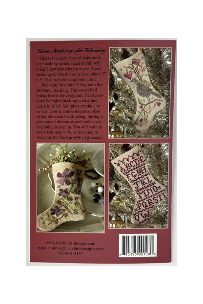 Love Is In the Air ~ Three Stockings for February ~ Blackbird Designs