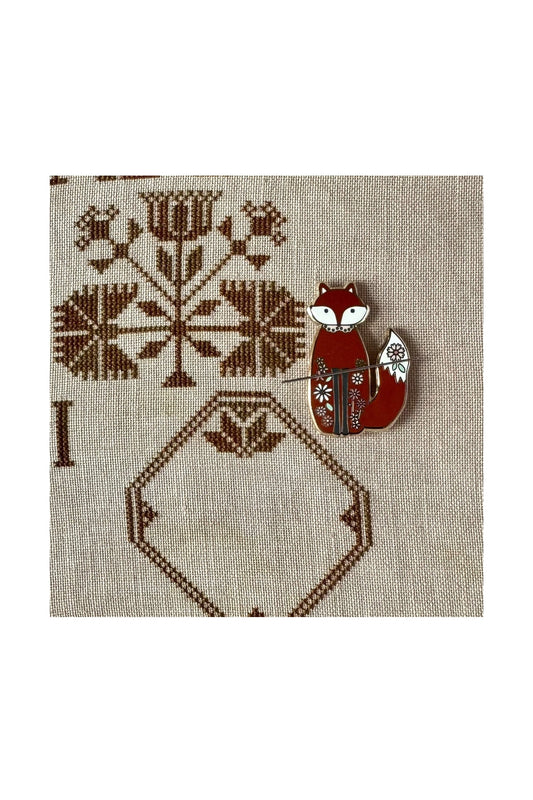 Floral Fox Needle Minder ~ Flamingo Toes