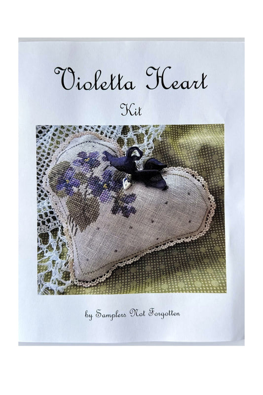 Violetta Heart Kit ~ Samplers Not Forgotten