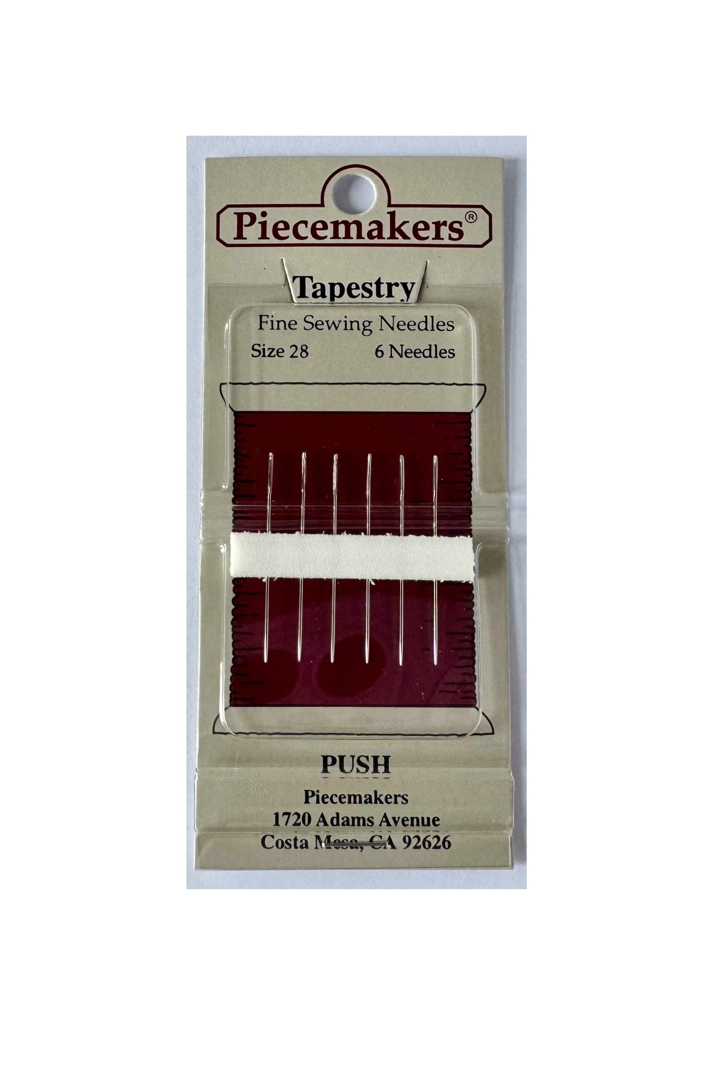 Piecemakers Tapestry Needles ~ Size 28