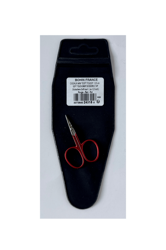 Bohin Mini Red Soft Touch Scissors