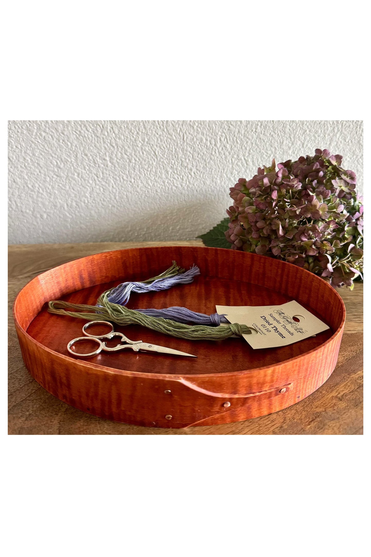 Tiger Maple Shaker Oval Crafters Tray Size # 5 ~ Joe Dowden Boxmaker