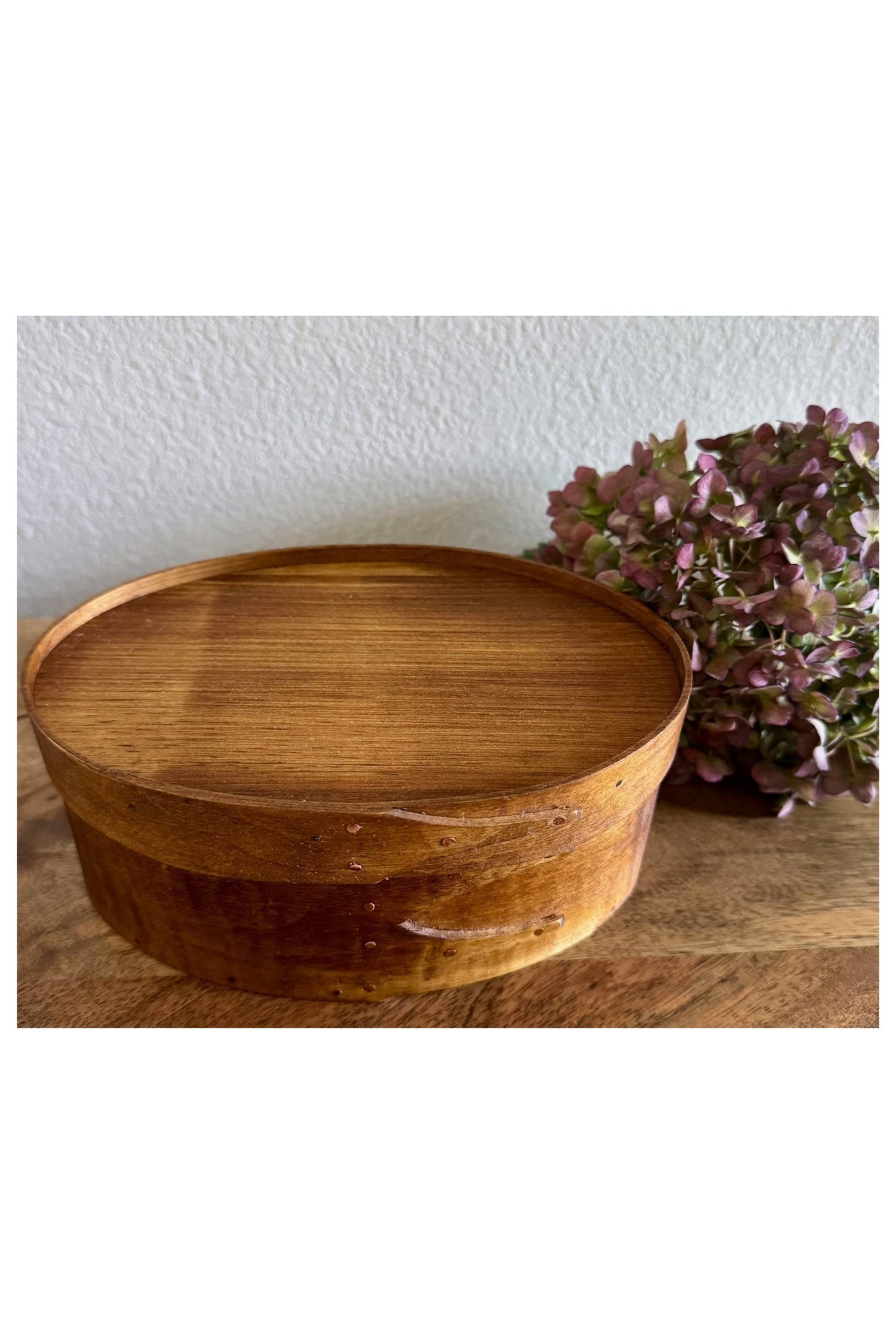 Shaker Box Size #3 Recessed Top Antique Finish ~ Joe Dowden Boxmaker