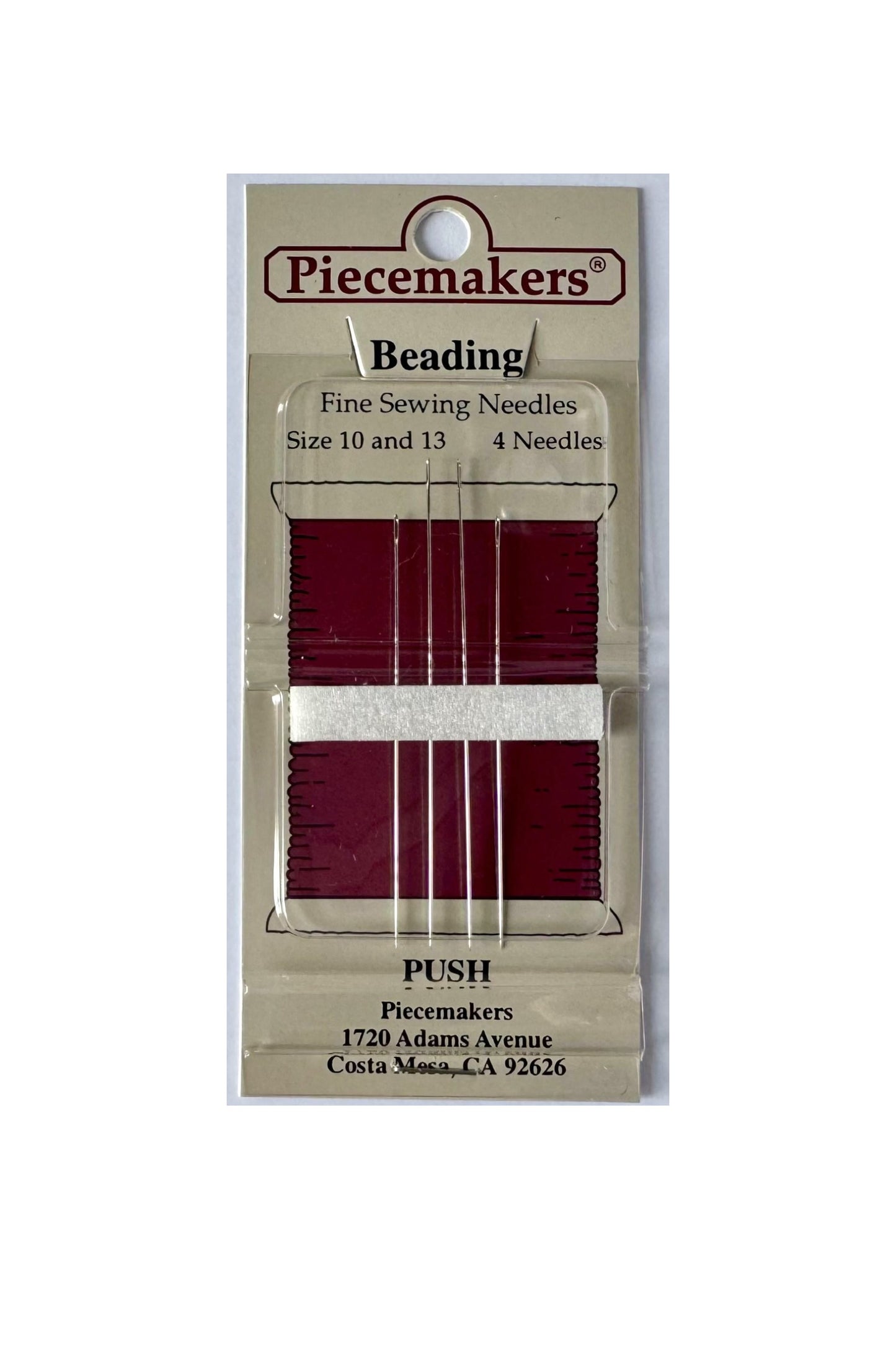 Piecemakers Beading Needles ~ Size 10/13
