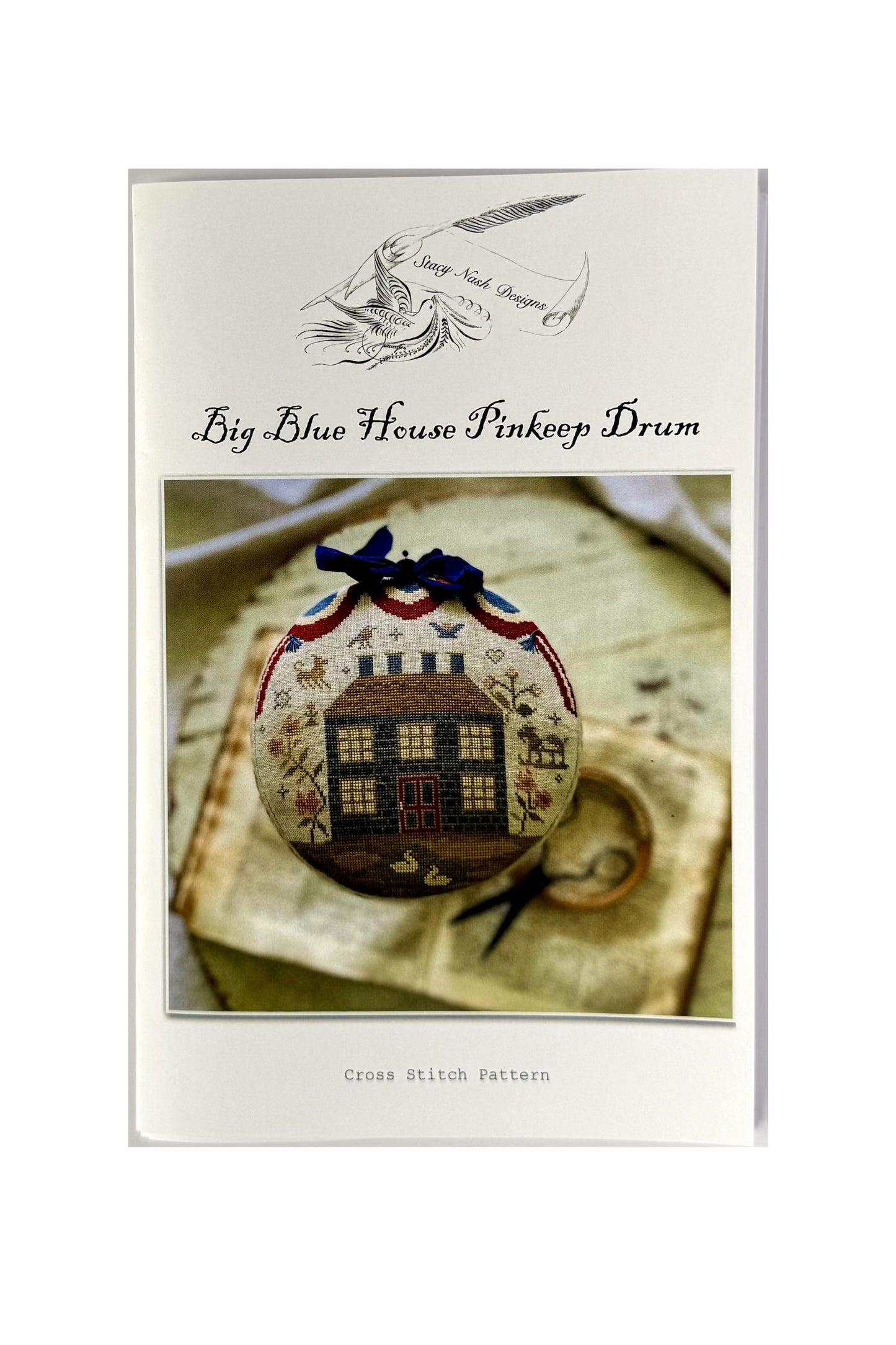 Big Blue House Pinkeep Drum ~ Stacy Nash Designs