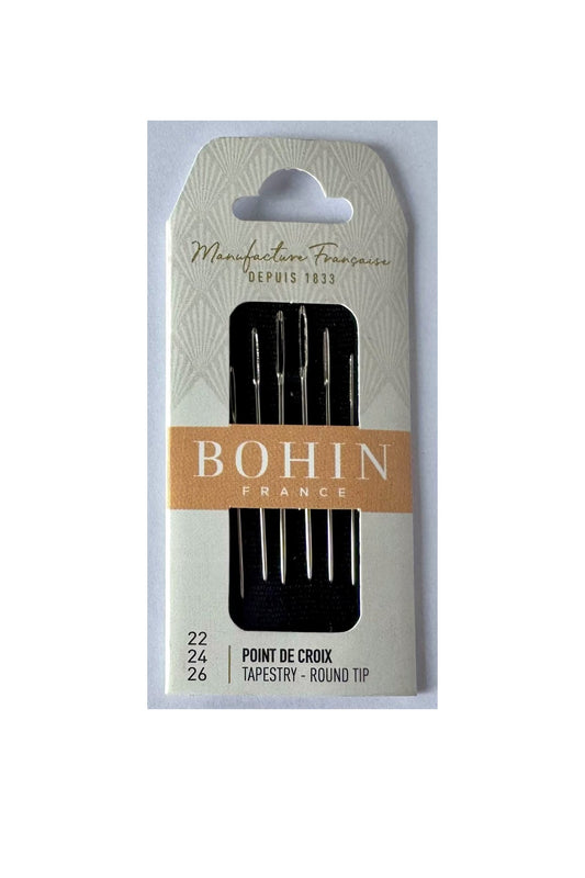 Bohin Tapestry Needles ~ Size 22,24,26