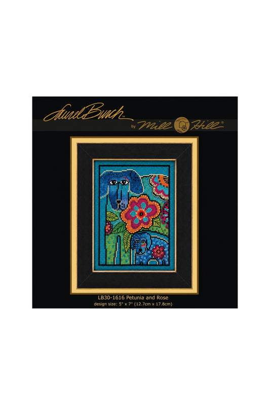 Petunia and Rose ~ Mill Hill ~ Laurel Burch ~ LB30-1616