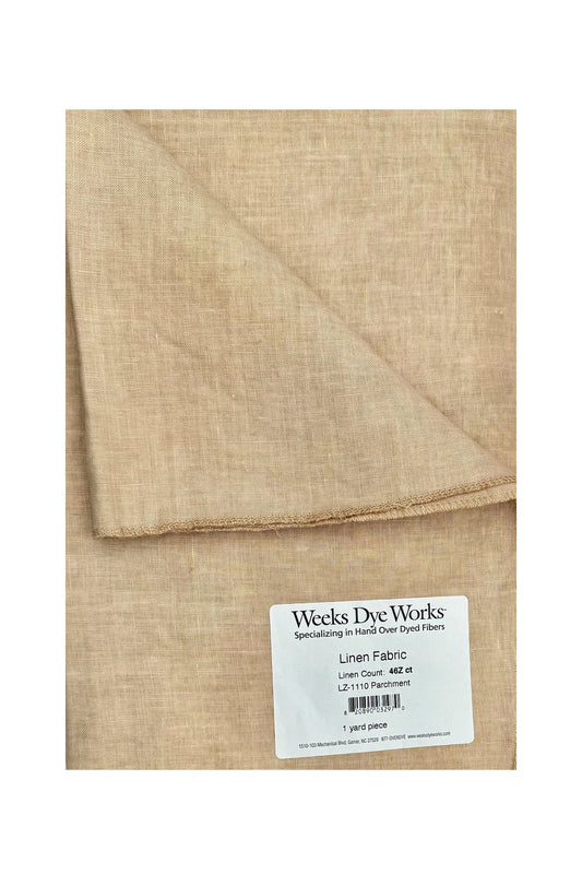Weeks Dye Works ~ 46 ct Parchment Linen ~ Zweigart Base