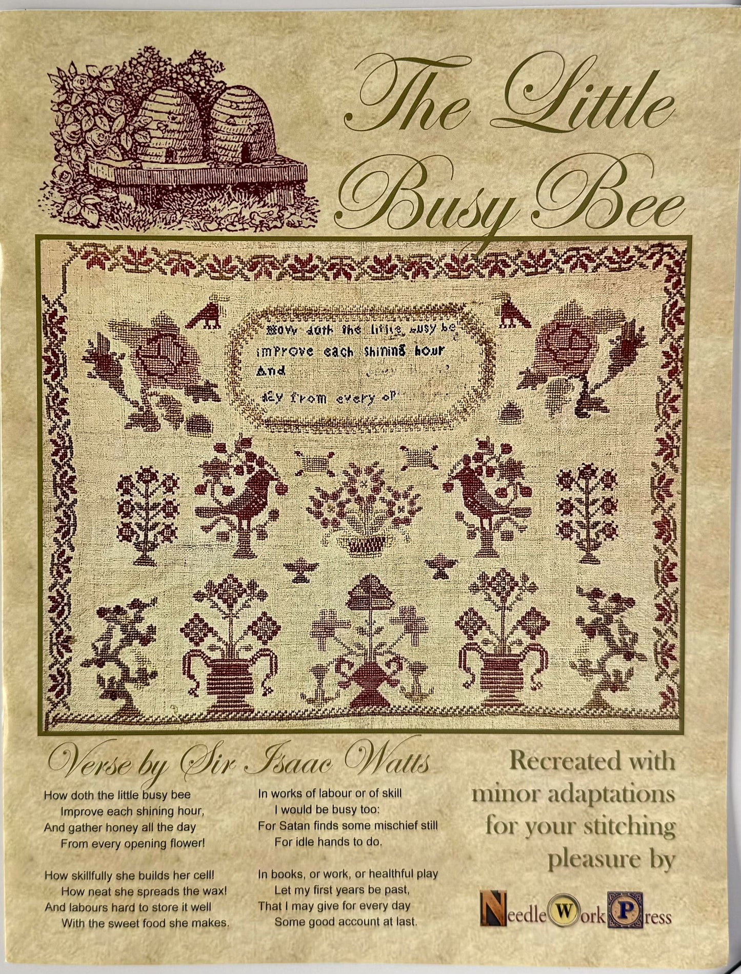 The Little Busy Bee ~ NeedleWork Press