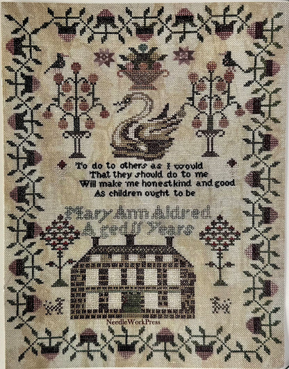 Mary Ann Aldred Sampler ~ NeedleWork Press