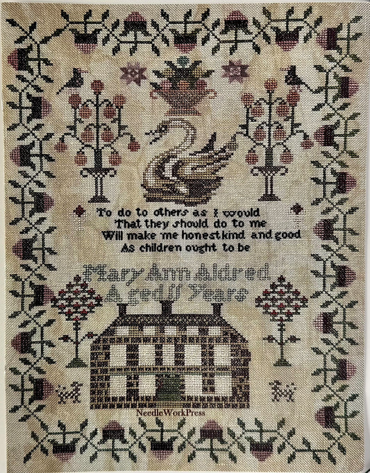 Mary Ann Aldred Sampler ~ NeedleWork Press