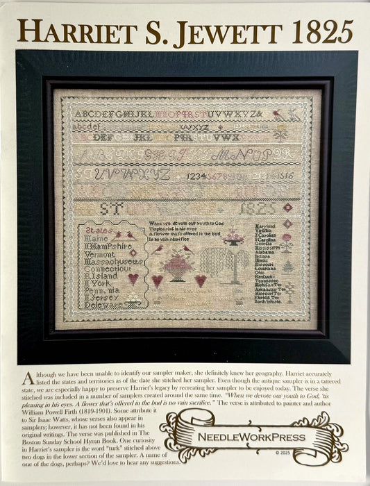 Harriet S.Jewett 1825 ~ NeedleWork Press