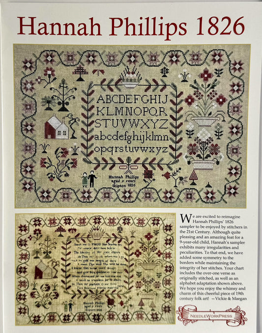 Hannah Phillips 1826 ~ NeedleWork Press