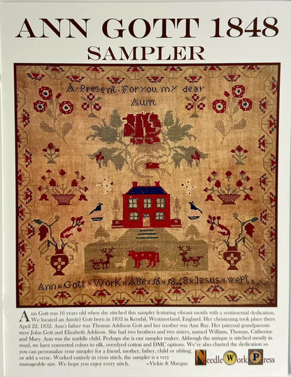 Ann Gott 1848 ~ NeedleWork Press