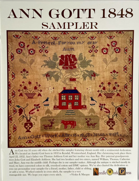 Ann Gott 1848 ~ NeedleWork Press