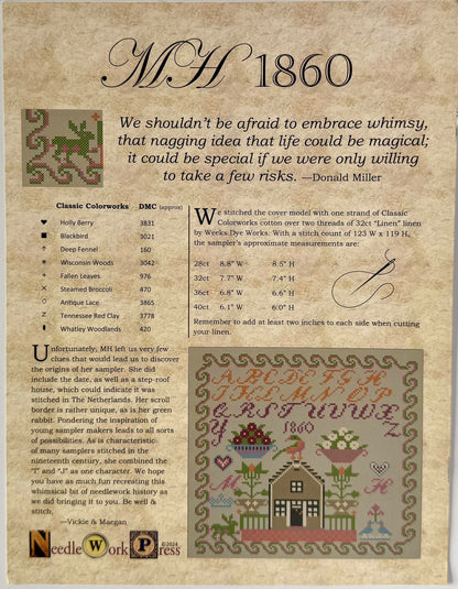 MH 1860 ~ NeedleWork Press