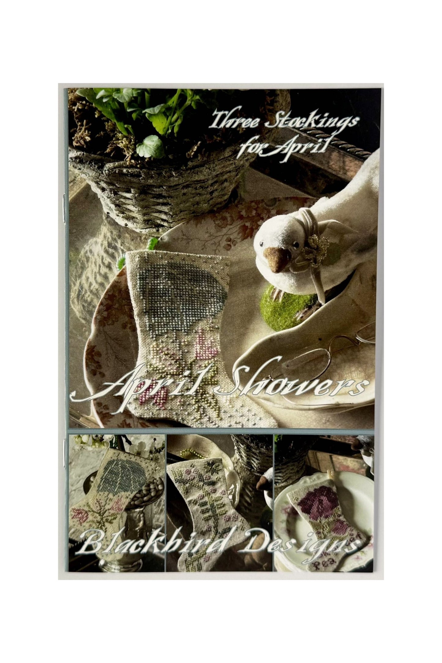 April Showers ~ Three Stockings for April ~ Blackbird Designs