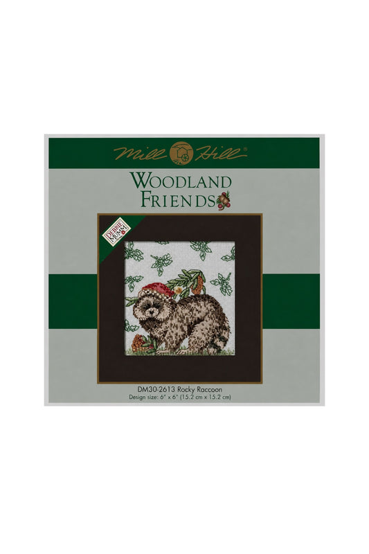 Rocky Raccoon ~ Mill Hill ~ Debbie Mumm ~ Woodland Friends ~ DM30-2613