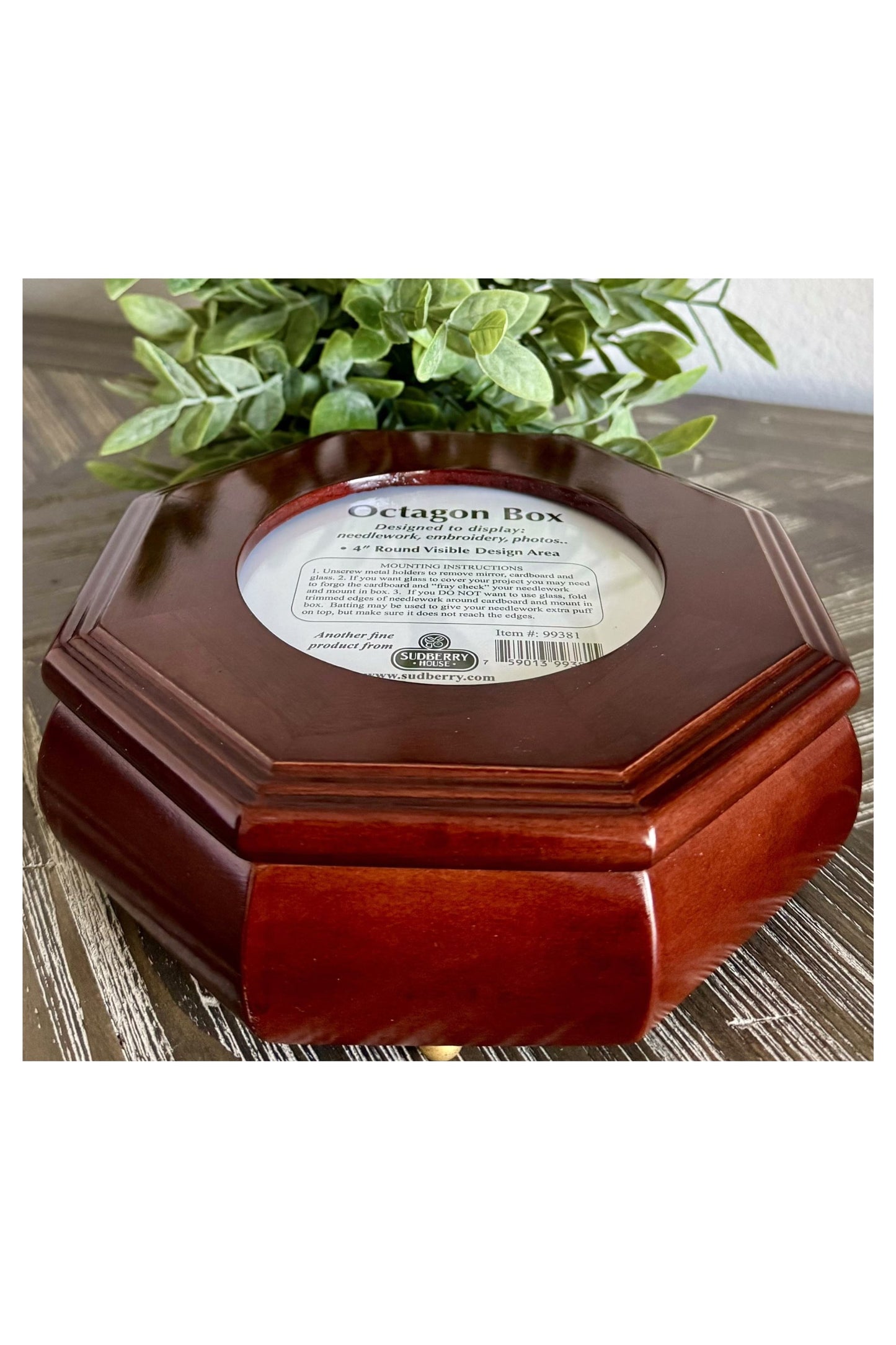Octagon Needlework Box ~ Sudberry House