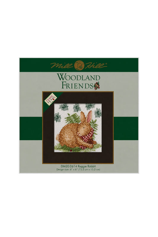 Reggie Rabbit ~ Mill Hill ~ Debbie Mumm ~ Woodland Friends ~ DM30-2614