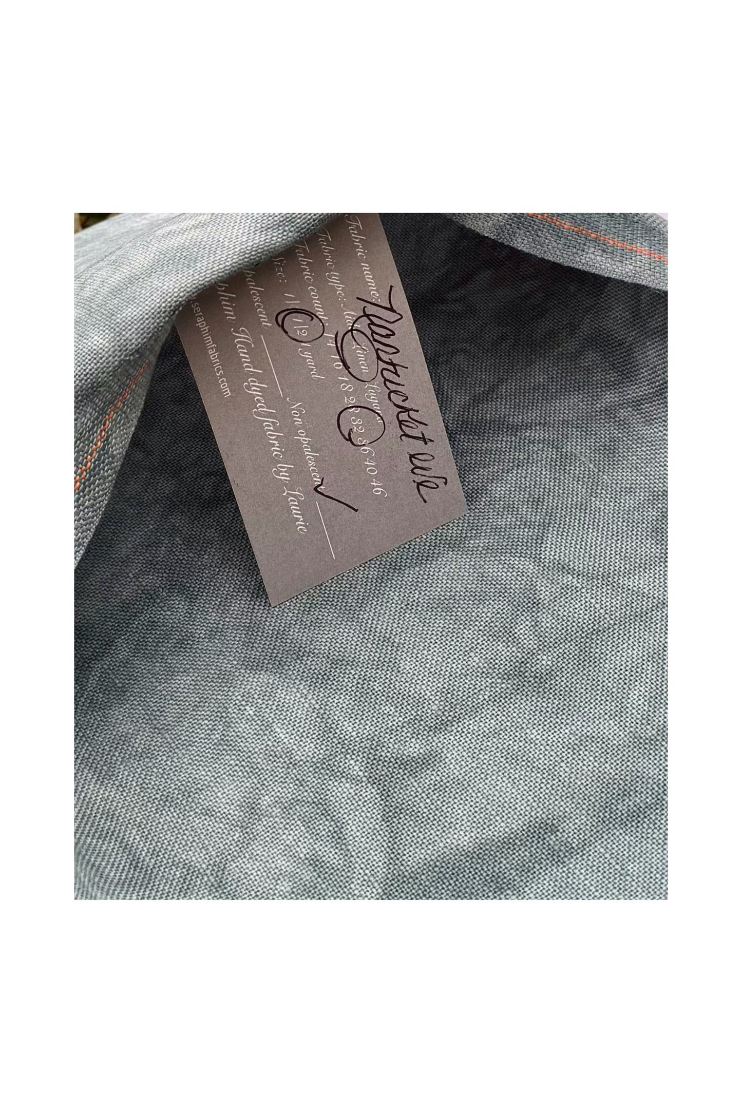 Seraphim Fabrics ~ 32 ct Nantucket Eve Belfast Linen