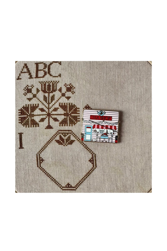 Tea Shop Needle Minder ~ Flamingo Toes