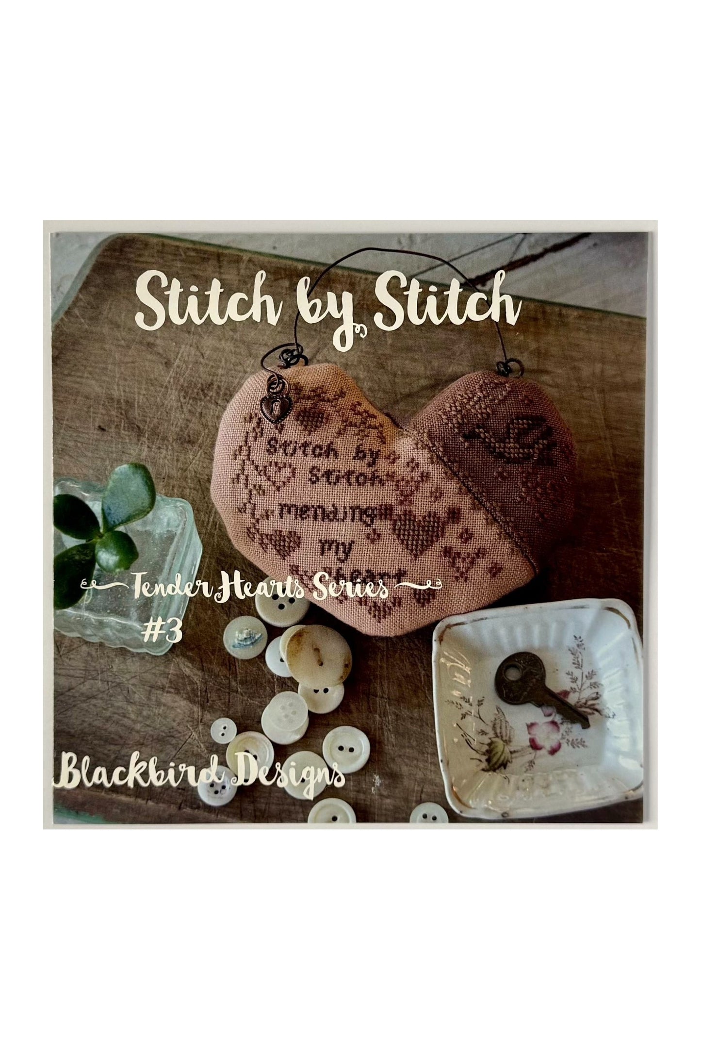 Stitch by Stitch ~ Tender Hearts Series #3 ~Blackbird Designs