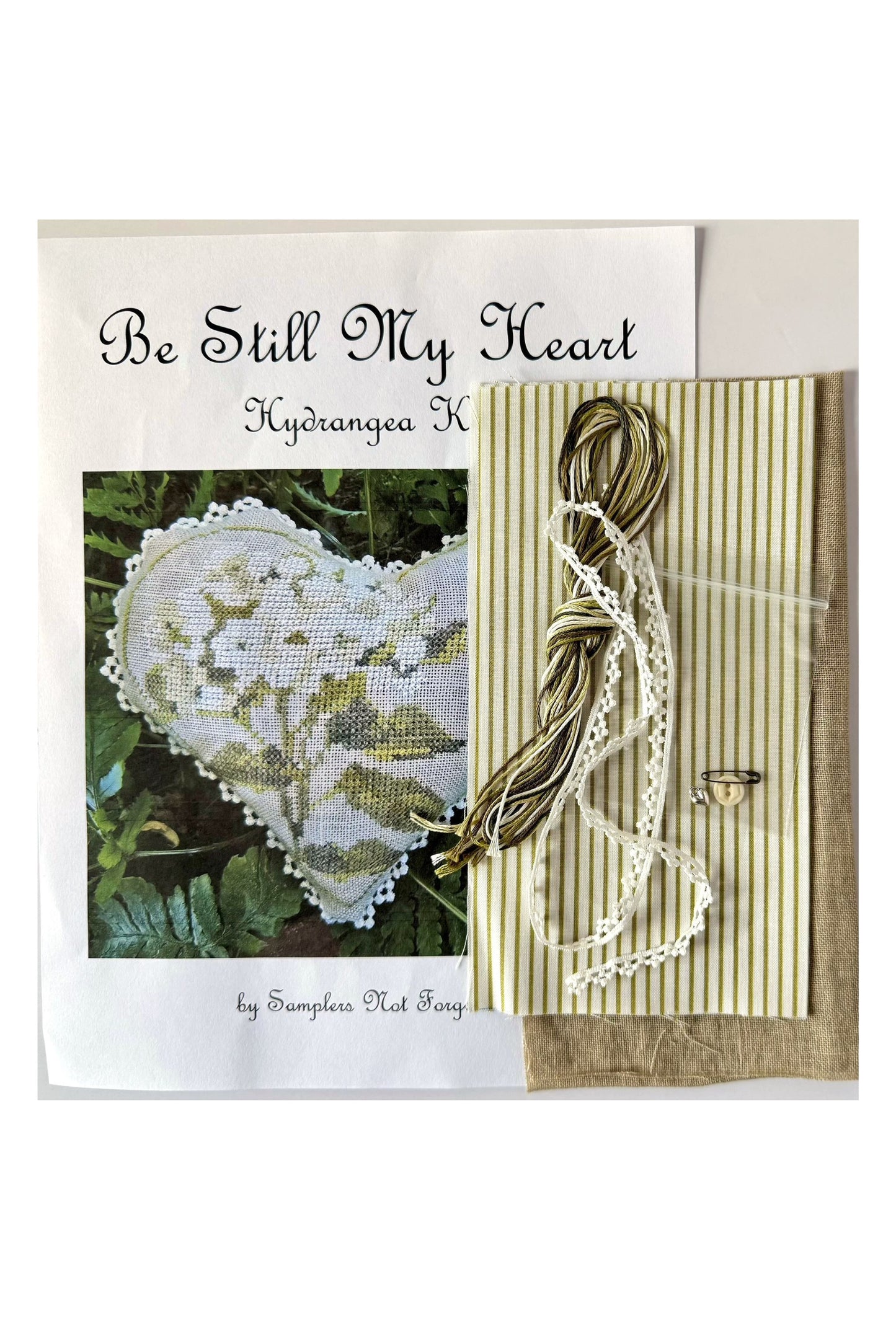 Be Still My Heart Hydrangea Kit ~ Samplers Not Forgotten