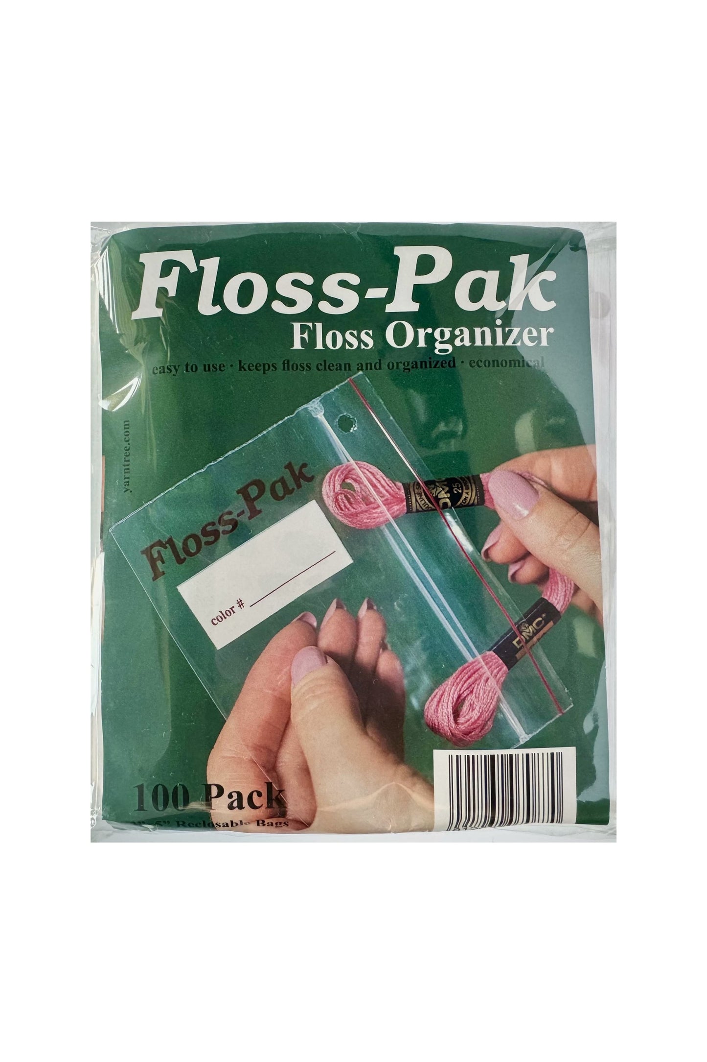 Floss-Pak Floss Organizer 100 Bags ~ Yarn Tree