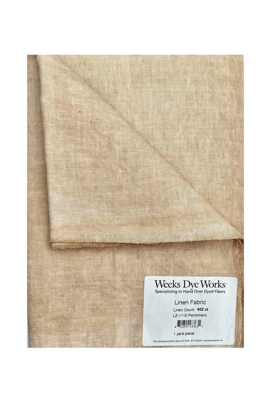 Weeks Dye Works ~ 40 ct Parchment Linen ~ Zweigart Base