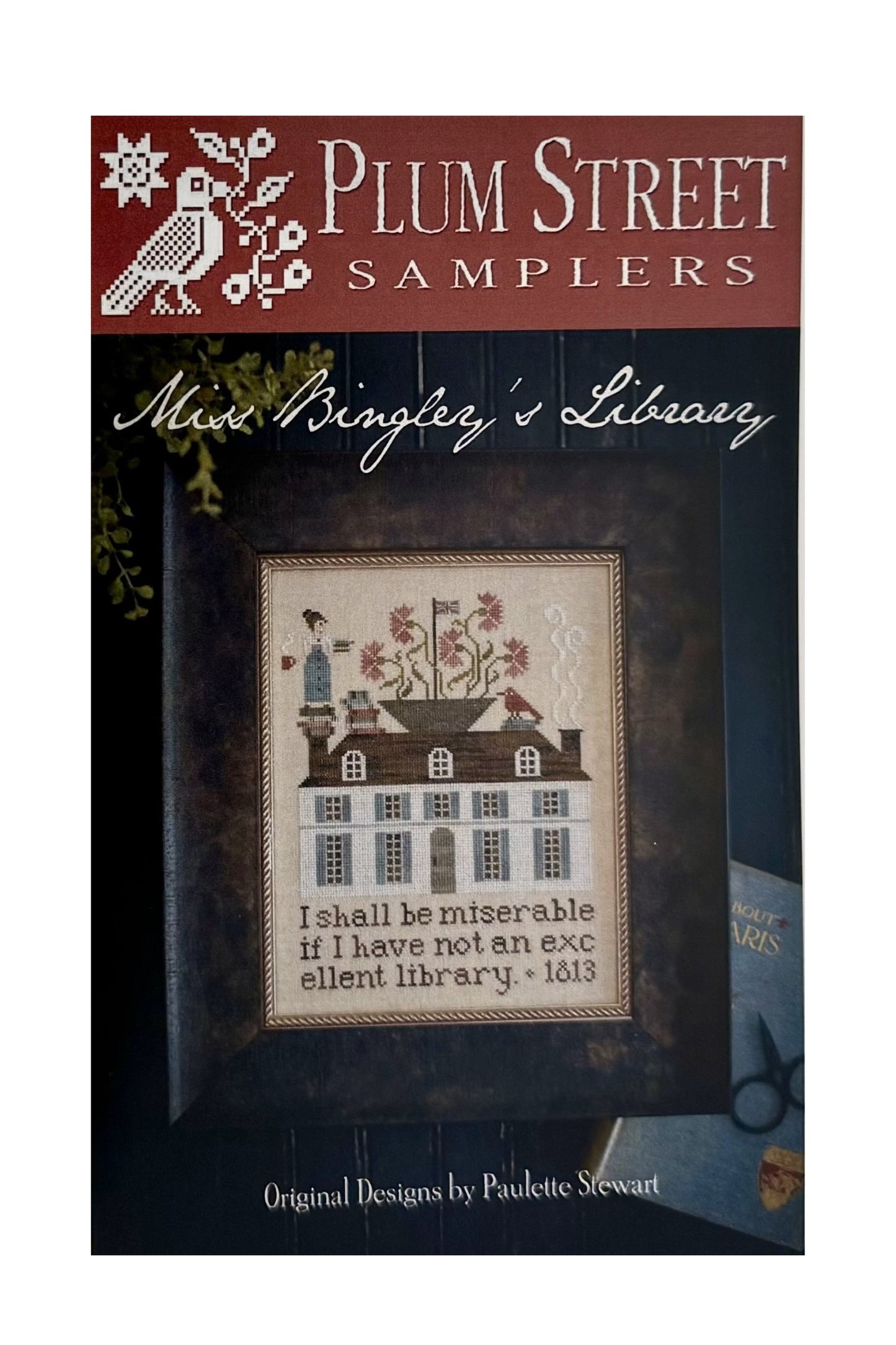 Miss Bingley's Library ~ Plum Street Samplers