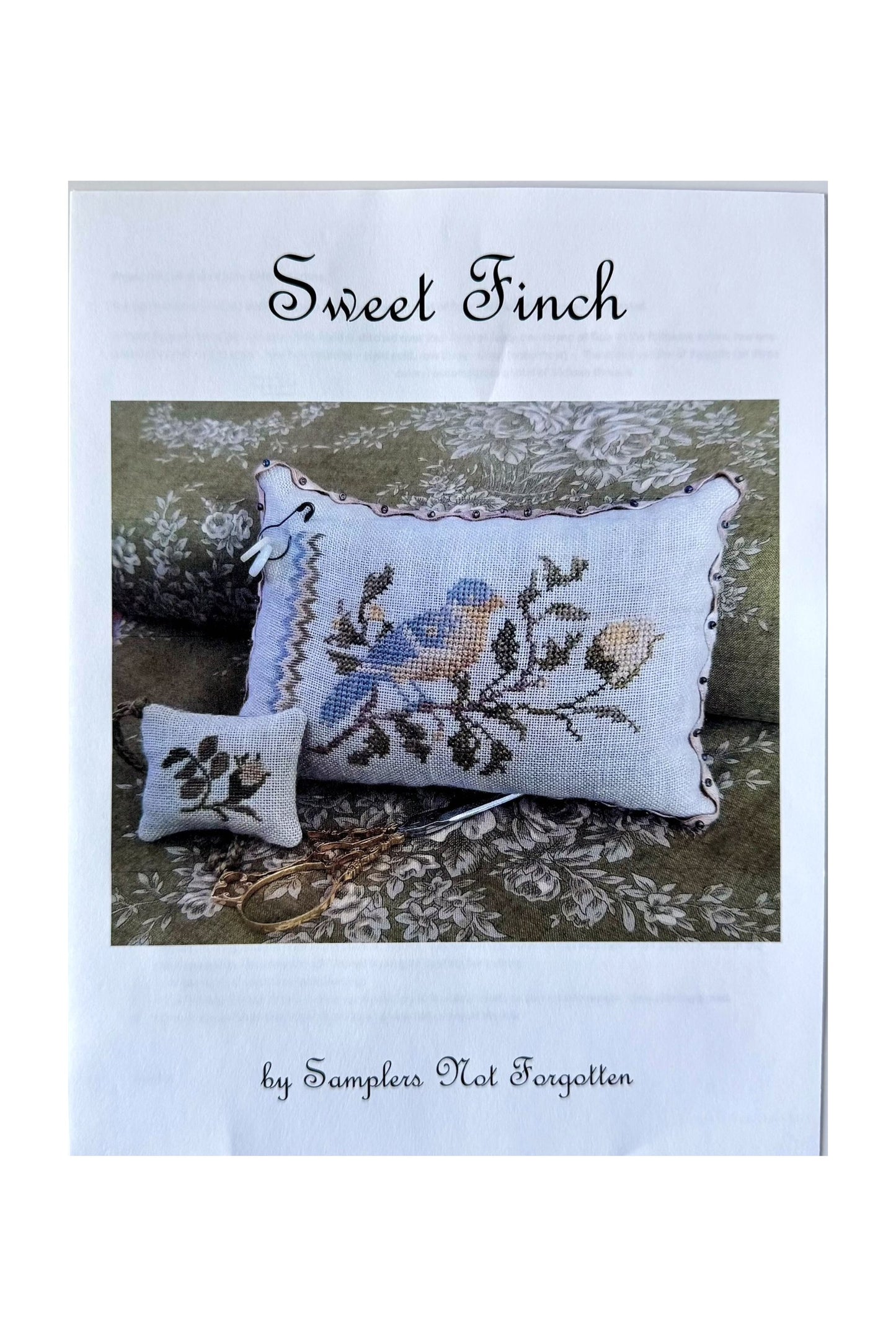 Sweet Finch Kit ~ Samplers Not Forgotten