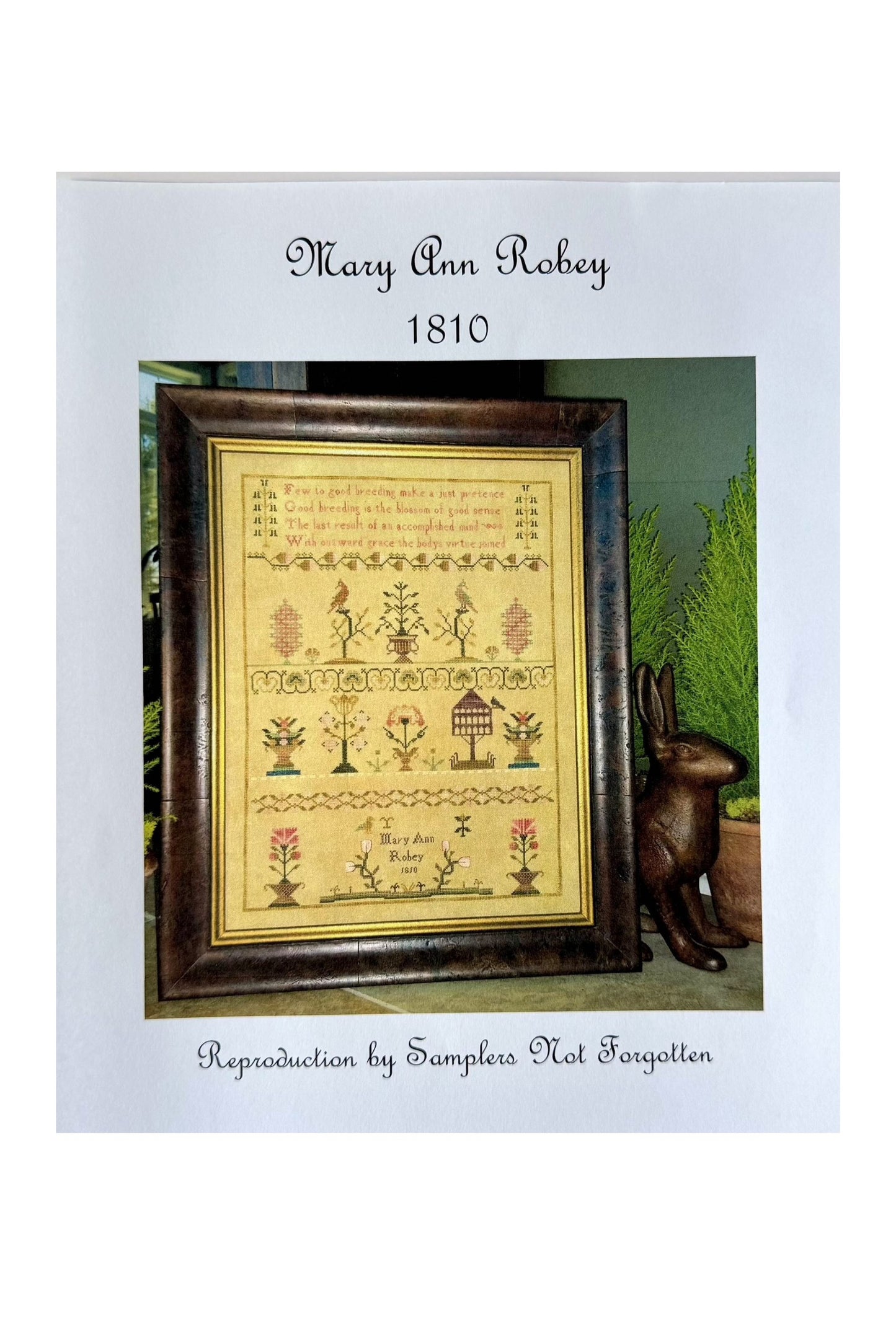 Mary Ann Robey 1810 ~ Samplers Not Forgotten