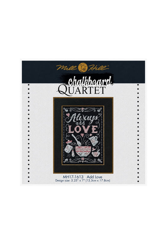 Add Love ~ Mill Hill ~ Chalkboard Quartet ~ MH17-1613