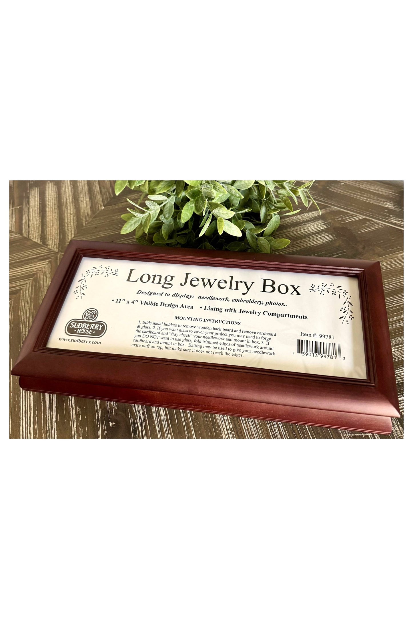 Long Jewelry Box ~ Sudberry House