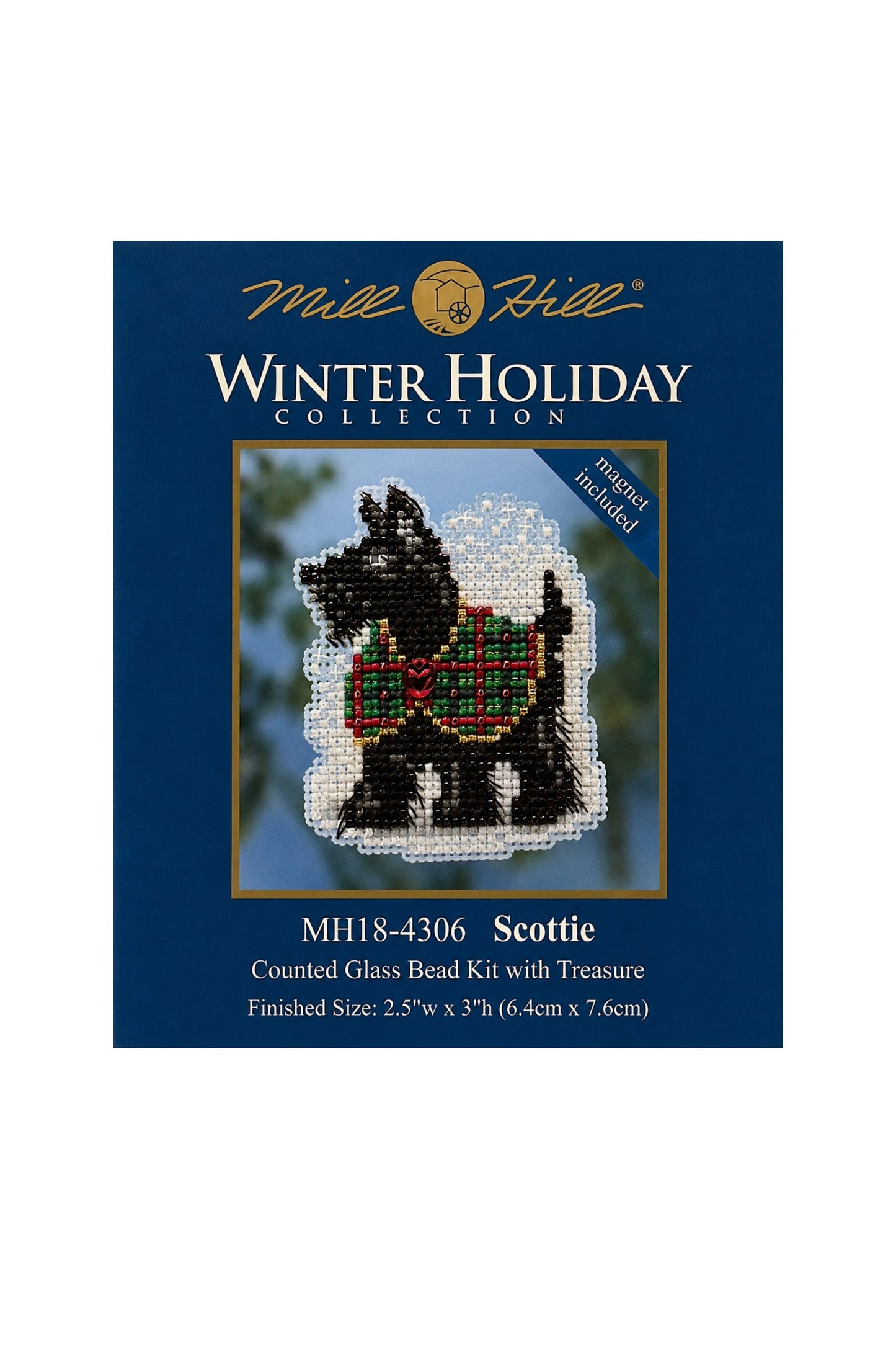 Scottie ~ Mill Hill ~ Winter Holiday Collection ~ MH18-4306