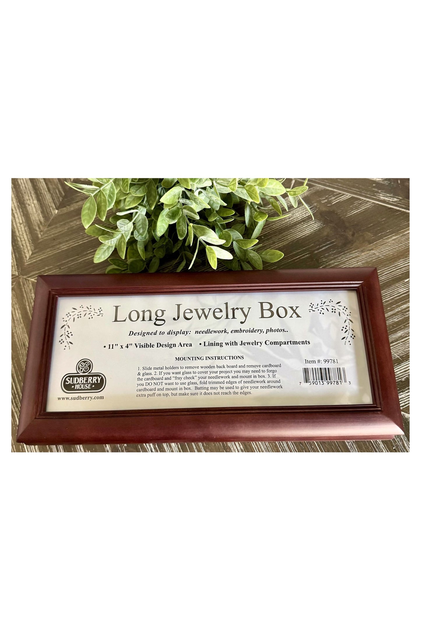 Long Jewelry Box ~ Sudberry House